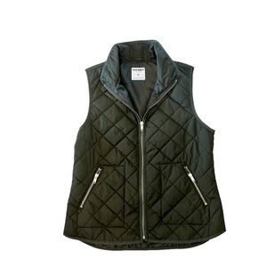 Green & Gold Quilted Vest